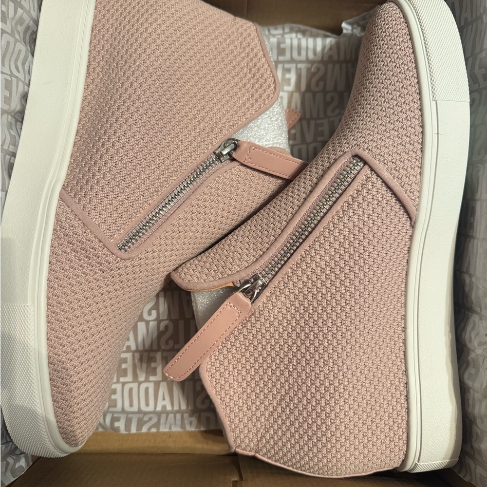 Women's Steve Madden Click Pink High-Top Sneakers